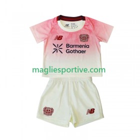 Completo Calcio Bayer 04 Leverkusen Bambino Divisa Trasferta 2025-2026